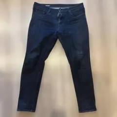 ダークブルー スキニーデニム