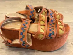 Jeffrey Campbell サンダル オレンジ/イエロー/ブルー