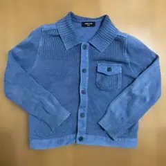 COMME CA ISM カーディガン 130A 青