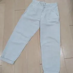 ZARA　ザラ デニム　ワイドパンツ ボトム カジュアルパンツ　М〜Lサイズ