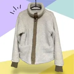 niko and... ニコアンド ボアジャケット アイボリー　Mサイズ