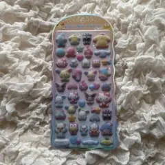 【国内正規品】新品　コットンパフィーシール　サンリオ　キティ　シナモン