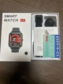 L1 スマートウォッチ ブラック 本体