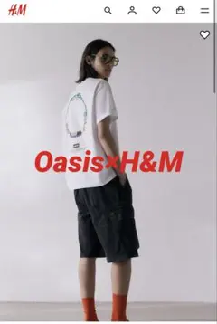 Oasis H&M ルーズフィットTシャツ　Supersonic