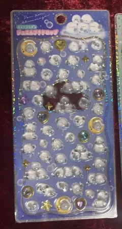 ★正規品★ シマエナガ:ジュエルプチドロップシール