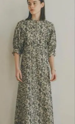 CLANE FLORET EMBROIDERY ARM ONE PIECE