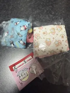 サンリオキャラクターズ レトロレッスンバッグ ミニキーホルダー 2個