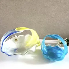 岩田糸子 岩田工芸硝子 リーフプレート 大皿 28cm 栞付き IWATA - メルカリ
