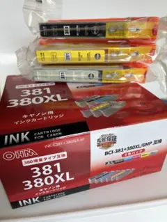 OHM キヤノン用 互換インク BCI 381+380XL 6色パックのサムネイル