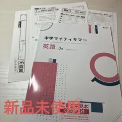 ★新品未使用★ワーク　中学マイティーサマー　3年　英語