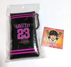 【新品未開封】ソフトバンクホークス周東選手　カラビナマルチケース　おまけ付き♪