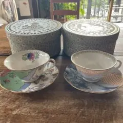 MOGA ティーカップ＆ソーサー ケーキ皿 MOGA ティーカップ＆ソーサー ケーキ皿 お値下げしました‼️ | Mercari