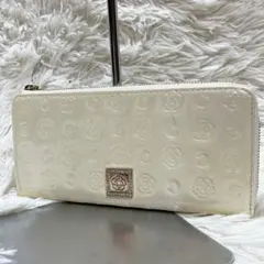 美品 クレイサス　長財布　ベージュゴールド　カメリア　ビジュー　ベティのサムネイル
