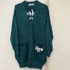 ロデオクラウンズ新品同様ダークグリーン カーディガン