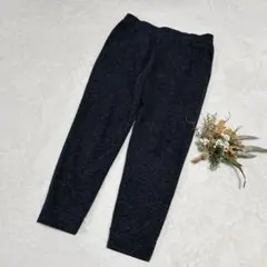 美品✨【ユニクロ】UNIQLOメンズ ブロックテックフリースパンツ グレー XL