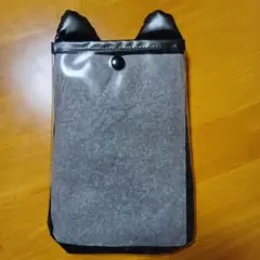DAISO 猫耳 ショルダーバッグ 窓開き クリア 長方形 黒 推し活 匿名配送のサムネイル