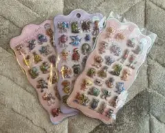 イタリアンブレインロット ぷくぷくシール 立体シール 3枚セット