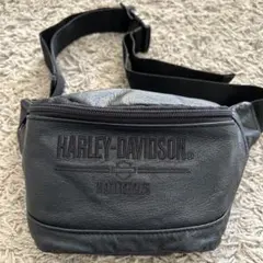 【希少】Harley Davidson ボディバッグ 黒 レザーウエストバック 希少】Harley Davidson ボディバッグ 黒 レザーウエストバック 2025年
