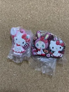 メゾピアノ✖️ハローキティカプセルラバーマスコット2種セット
