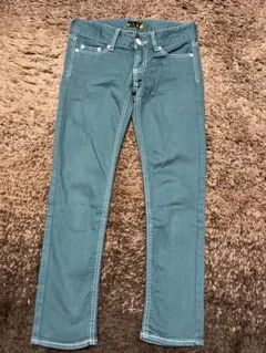 スキニーパンツ グリーン系【24インチ】