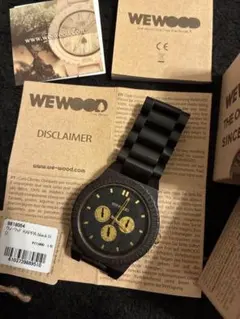 WEWOOD KAPPA black R 腕時計☆ジャンク☆
