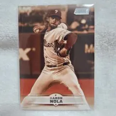topps アーロン・ノラ 直書きサイン 1of1 topps mlb 2018 clearly authentic Aaron nola auto 直筆サイン