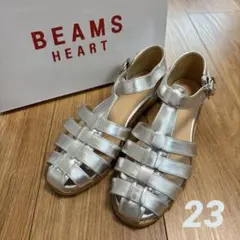BEAMS HEART グルカサンダル シルバー　S(22.5-23.5cm)のサムネイル