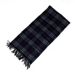 Burberry 100% ラムウールチェックマフラー