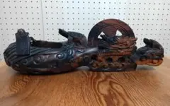 金属製ドラゴン彫刻 ブロンズ色 - メルカリ