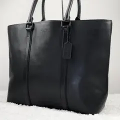 定番✨コーチ メトロポリタン 肩掛け トートバッグ レザー ブラック