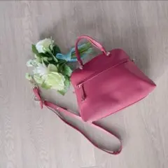FURLA フルラ　パイパー M ハンドバッグ　メトロポリス　ピンク　2way
