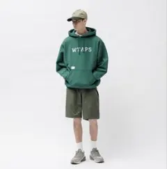 WTAPS パーカー ダブルタップス カレッジロゴ 241ATDT-CSM04