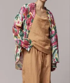 IENA LA BOUCLE DEVEAUX ペイントフラワーギャザーシャツのサムネイル