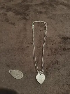 ティファニー　リターントゥハート&オーバルタグ2個セットネックレス