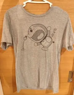 ドラえもん ロックTシャツ グレー Mサイズのサムネイル