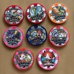 妖怪ウォッチドリームメダル8枚セット　ジバニャン　KKブラザーズ　ウサピョンのサムネイル