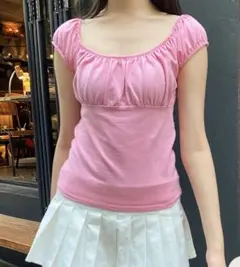 brandy melville ピンク tシャツのサムネイル