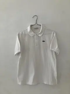 CHEMISE LACOSTE ポロシャツ 白　ラコステ　メンズ　ビンテージ