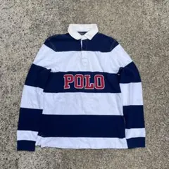 POLO Ralph Lauren ラルフローレン　長袖ボーダー ラガーシャツ