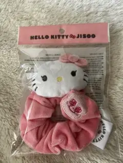 韓国限定BLACK PINKジスハローキティ コラボ　シュシュ新品未開封