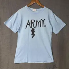 00s USA製 68&BROTHERS ARMY イナズマ ミリタリーTシャツのサムネイル