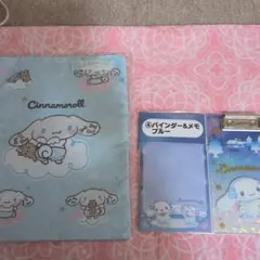 新品、未使用　シナモロール　フラットトート＆バインダー付きメモ帳