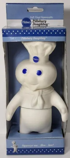 doughboy ドゥボーイ ドゥーボーイ ソフビバンク 貯金箱 シール付き 