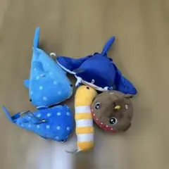 海の生き物ぬいぐるみ5体セット