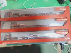 Herpa Mammoet ミニチュアモデル トレーラーセット