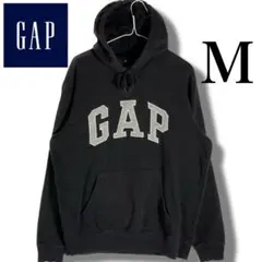 即日発送❗️OLD GAP ギャップ パーカー ブラック サイズM 裏起毛