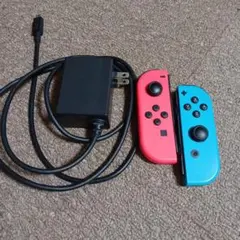 Nintendo Switch ジャンク品ジョイコン 赤青 + 充電ケーブル