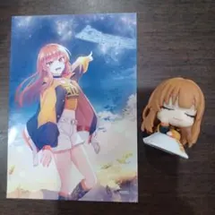 カラフルピーチ　えと　フィギュアとブロマイドセット