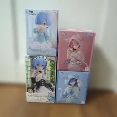 Re:ゼロから始める異世界生活 レム ラム フィギュア 4体セット