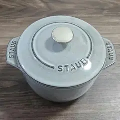ストウブ STAUB ピコココット ラウンド グレー 14cm ※USED - メルカリ